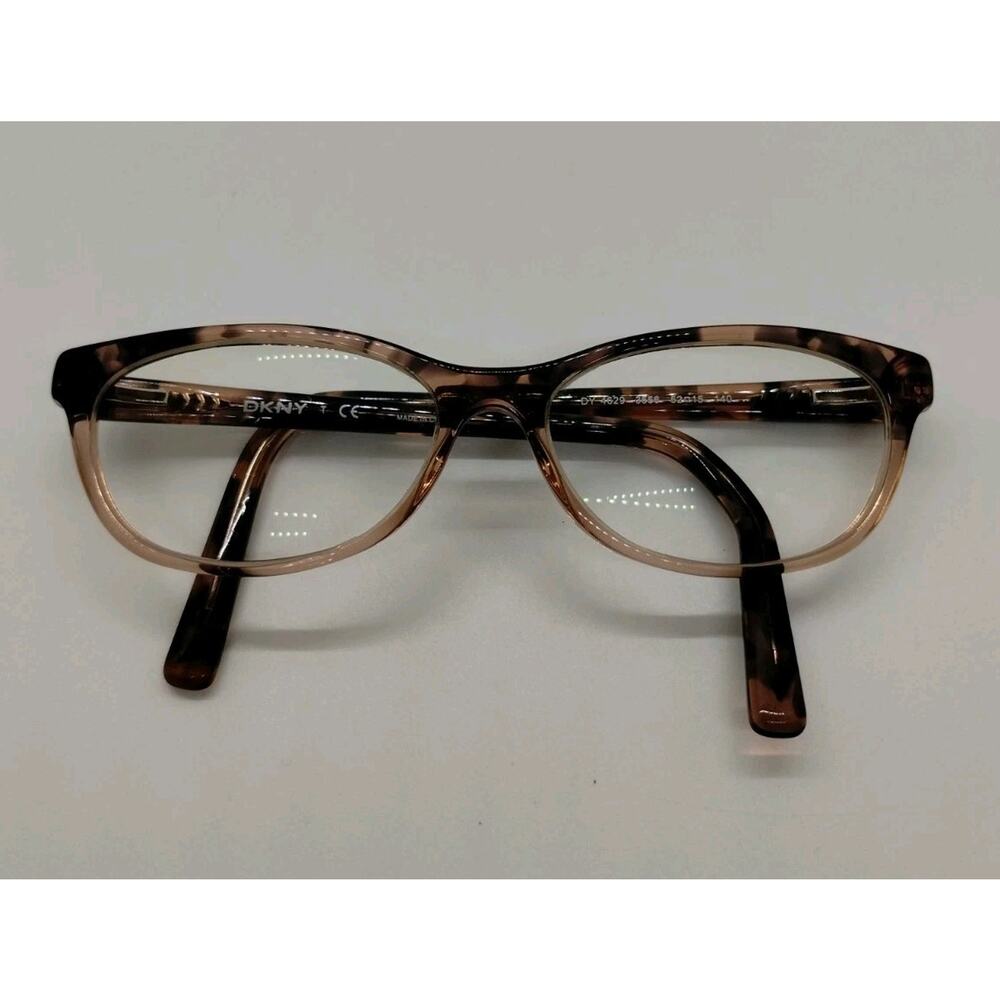 DKNY DY 4629 3556 Pink Black Tortoise Eyeglass Frames 52-15-140